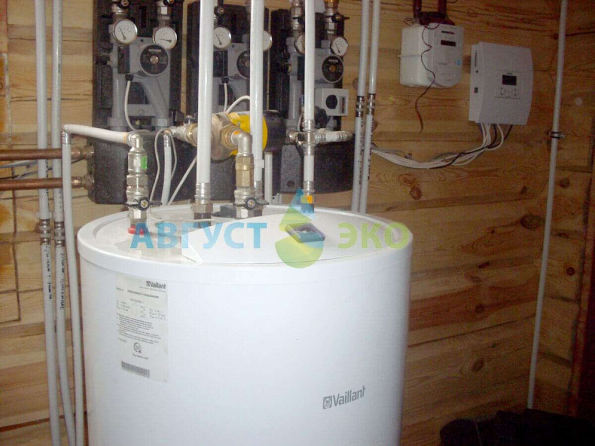 Процесс сборки котельной