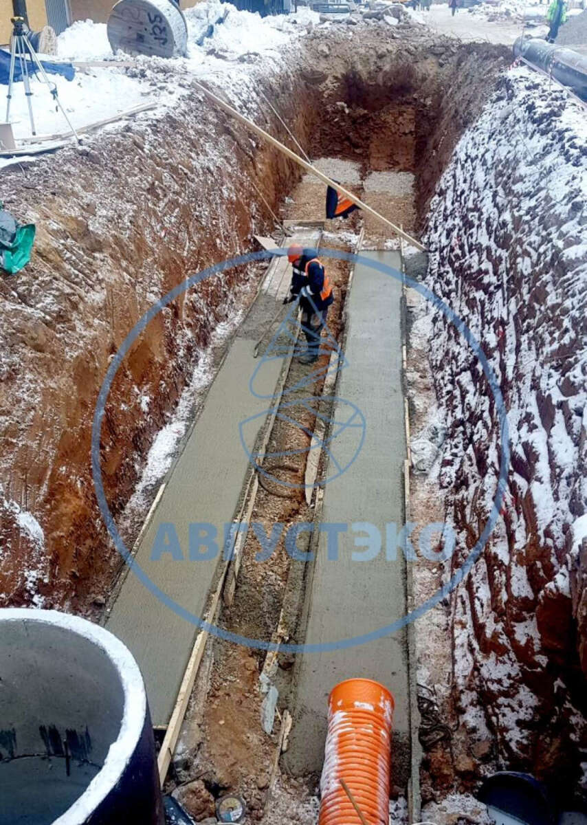 Подземные коммуникации для КНС