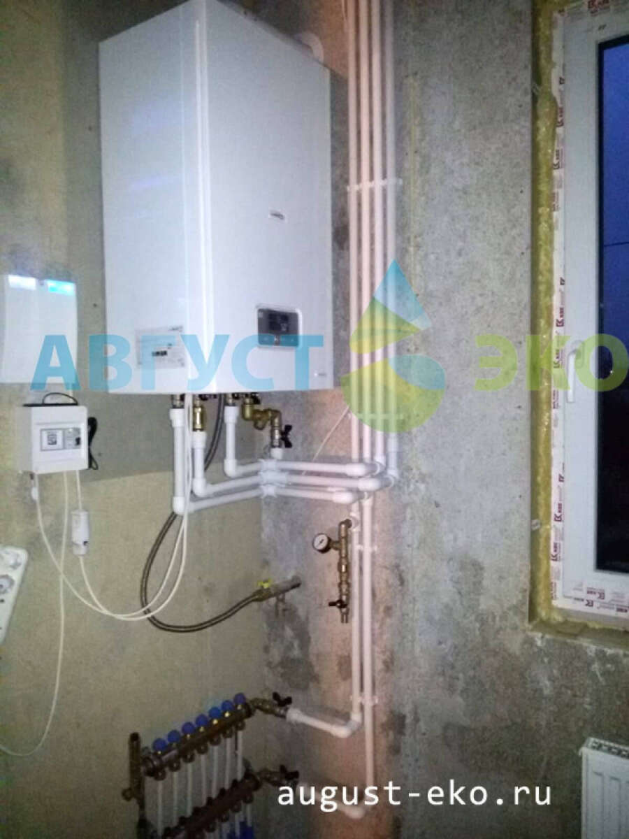 Обвязка котельной с газовым котлом