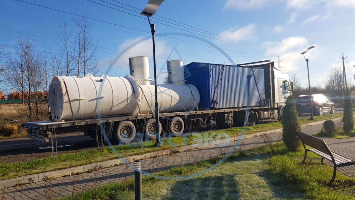 КНС с технологический зданием