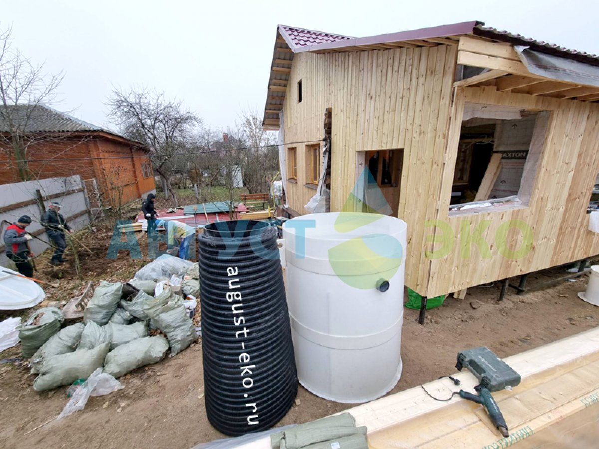 Станция АвгустЭко 1А и фильтрационный колодец