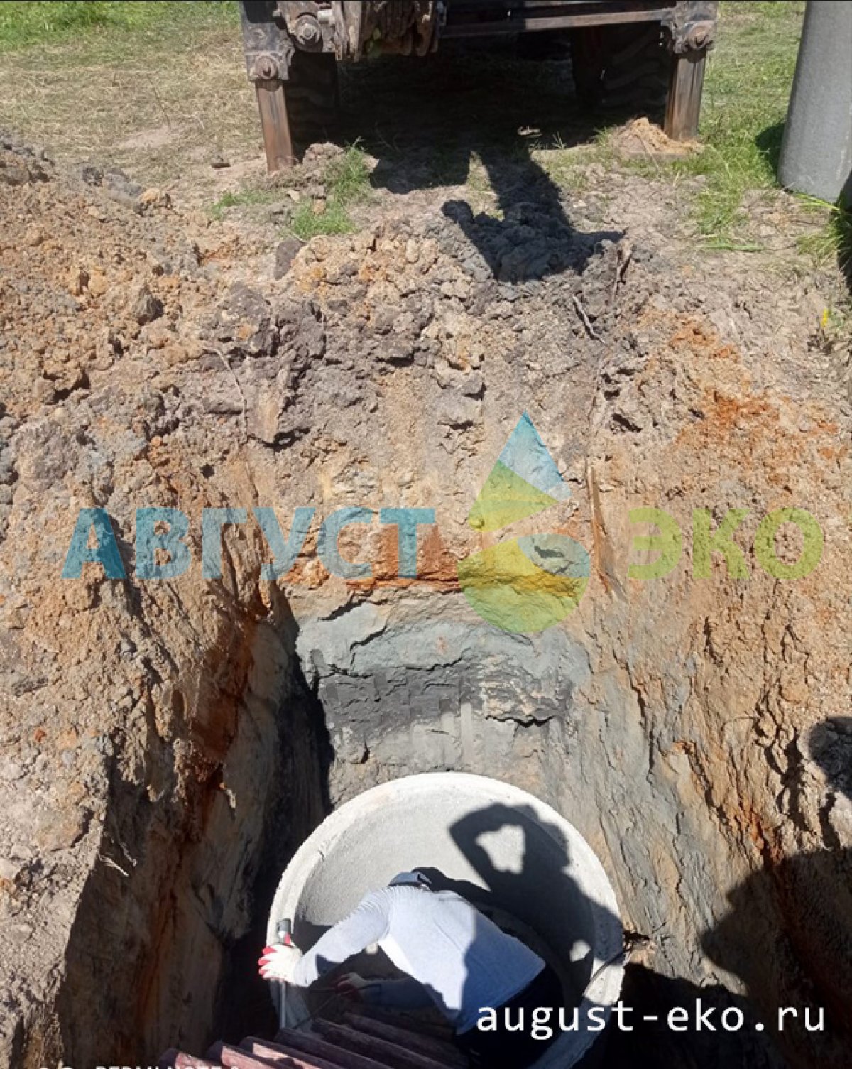 Обустройство фильтрационного колодца из колец